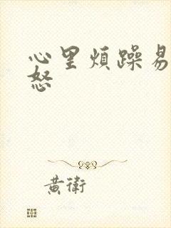 心里烦躁易烦易怒封面