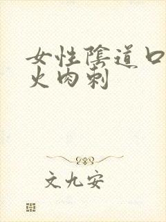 女性阴道口上长火肉刺封面
