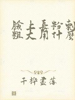 脸上长粉刺毛孔粗大用什么护肤品