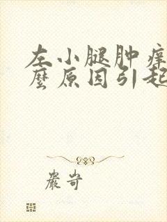 左小腿肿痒是什么原因引起的