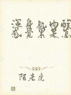 浑身肌肉酸痛,感觉累是怎么回事