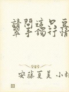 请问这只豆种翡翠手镯行情大概是多少