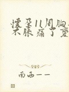 怀孕11周胸部不胀痛了变软了