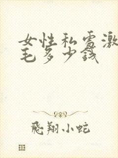 女性私处激光脱毛多少钱