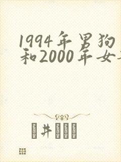 1994年男狗和2000年女龙相配吗