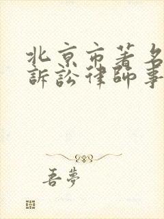 北京市著名行政诉讼律师事务所