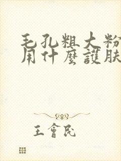 毛孔粗大粉刺多用什么护肤品