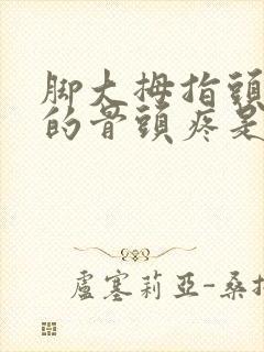 脚大拇指头旁边的骨头疼是怎么回事