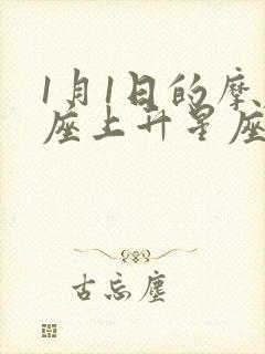 1月1日的摩羯座上升星座是什么