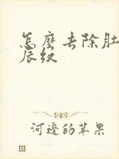 怎么去除肚子妊辰纹