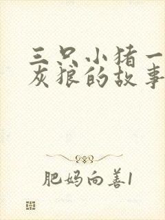 三只小猪一个大灰狼的故事封面