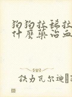 狗狗拉稀拉血吃什么药治血