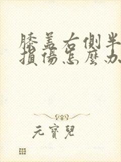 膝盖右侧半月板损伤怎么办封面
