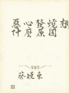 恶心发烧想吐是什么原因