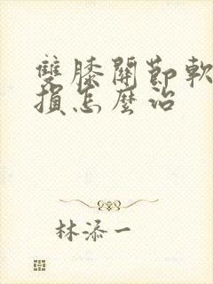 双膝关节软骨磨损怎么治封面