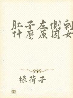 肚子左侧刺疼是什么原因女性