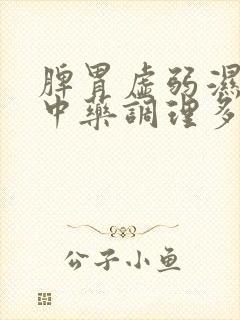 脾胃虚弱湿气重中药调理多久封面