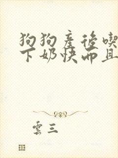 狗狗产后吃什么下奶快而且奶多