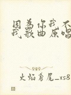 因为你我不再是我歌曲原唱