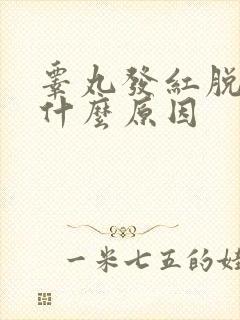睾丸发红脱皮是什么原因