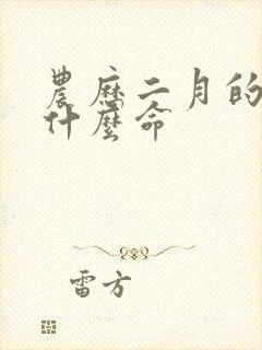 农历二月的马是什么命