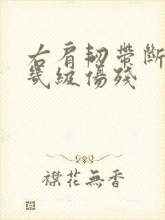右肩韧带断裂算几级伤残