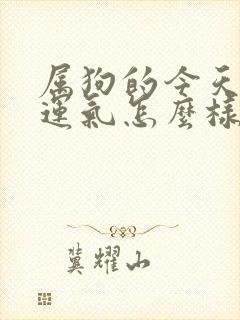 属狗的今天打牌运气怎么样1982封面