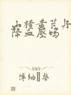 山楂黄芪丹参能降血压吗