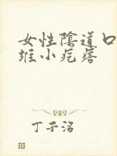 女性阴道口有一堆小疙瘩