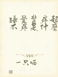 睡觉背疼起床就不疼是什么原因