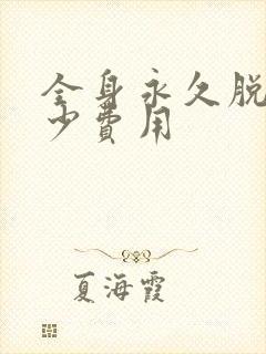 全身永久脱毛多少费用