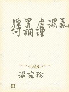 脾胃虚湿气重如何调理