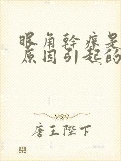 眼角干痒是什么原因引起的
