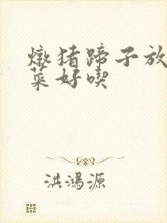 炖猪蹄子放什么菜好吃