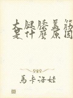 大腿膝盖筋疼痛是什么原因封面