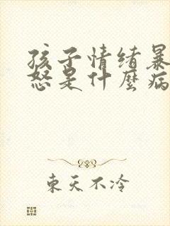 孩子情绪暴躁易怒是什么病