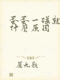 蛋蛋一碰就痛是什么原因
