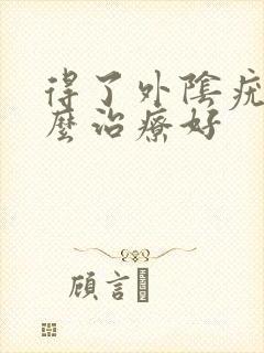 得了外阴疣湿怎么治疗好