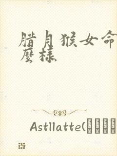 腊月猴女命运怎么样