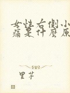 女性右侧小腹胀痛是什么原因