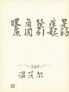 眼角发痒是什么原因引起的