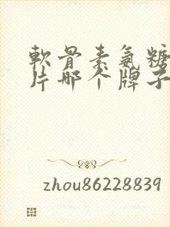软骨素氨糖加钙片哪个牌子好封面