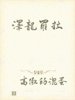 泽龙罗拉封面