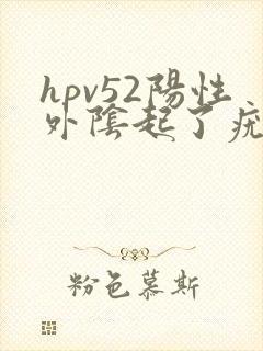 hpv52阳性外阴起了疣体