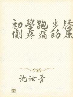 初学跑步膝盖内侧疼痛的原因封面