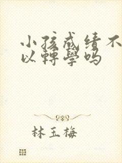 小孩成绩不好可以转学吗封面
