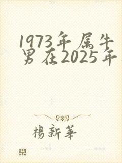 1973年属牛男在2025年财运怎样
