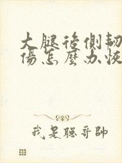 大腿后侧韧带拉伤怎么办恢复快封面