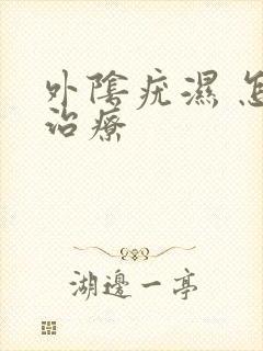 外阴疣湿 怎么治疗
