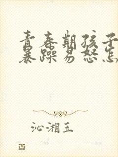 青春期孩子脾气暴躁易怒怎麽办